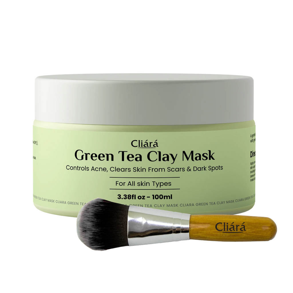 Green Tea Clay Mask + FREE Brush