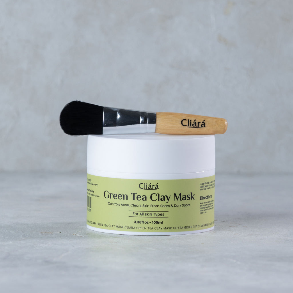 Green Tea Clay Mask + FREE Brush