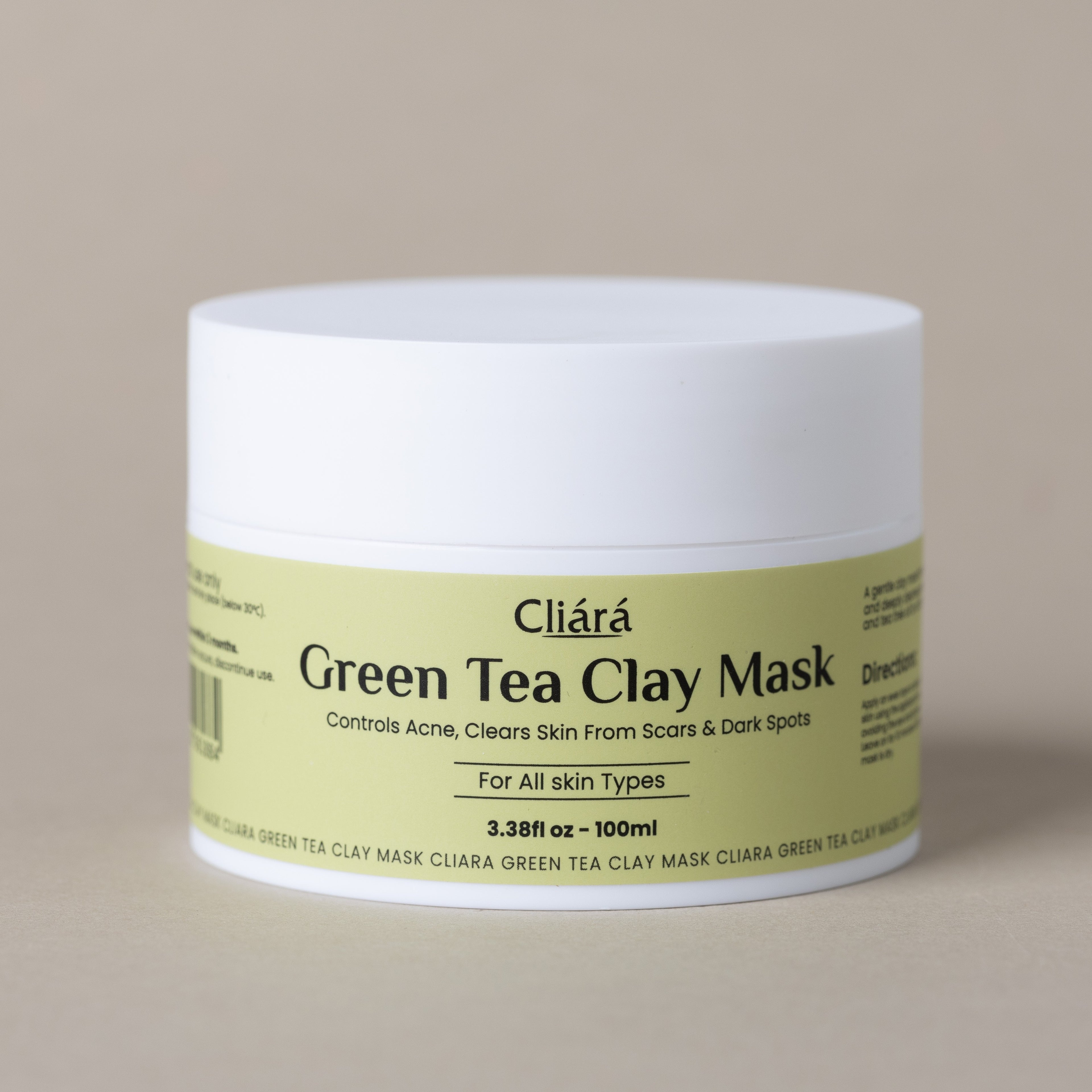 Green Tea Clay Mask + FREE Brush